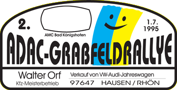 2. ADAC-Grabfeldrallye 1995