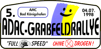 5. ADAC-Grabfeldrallye 1998